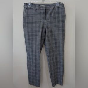 Adrienne Vittadini Plaid Work Pants - US 8